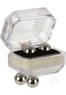 Silver Kegel Balls In Presentation Box - Silver