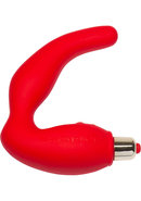Naughty Boy Silicone Vibrator Red