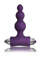 Petite Sensations Bubbles Silicone Vibrating Butt Plug - Purple