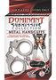 Dominant Submissive Collection Metal Handcuffs - Silver